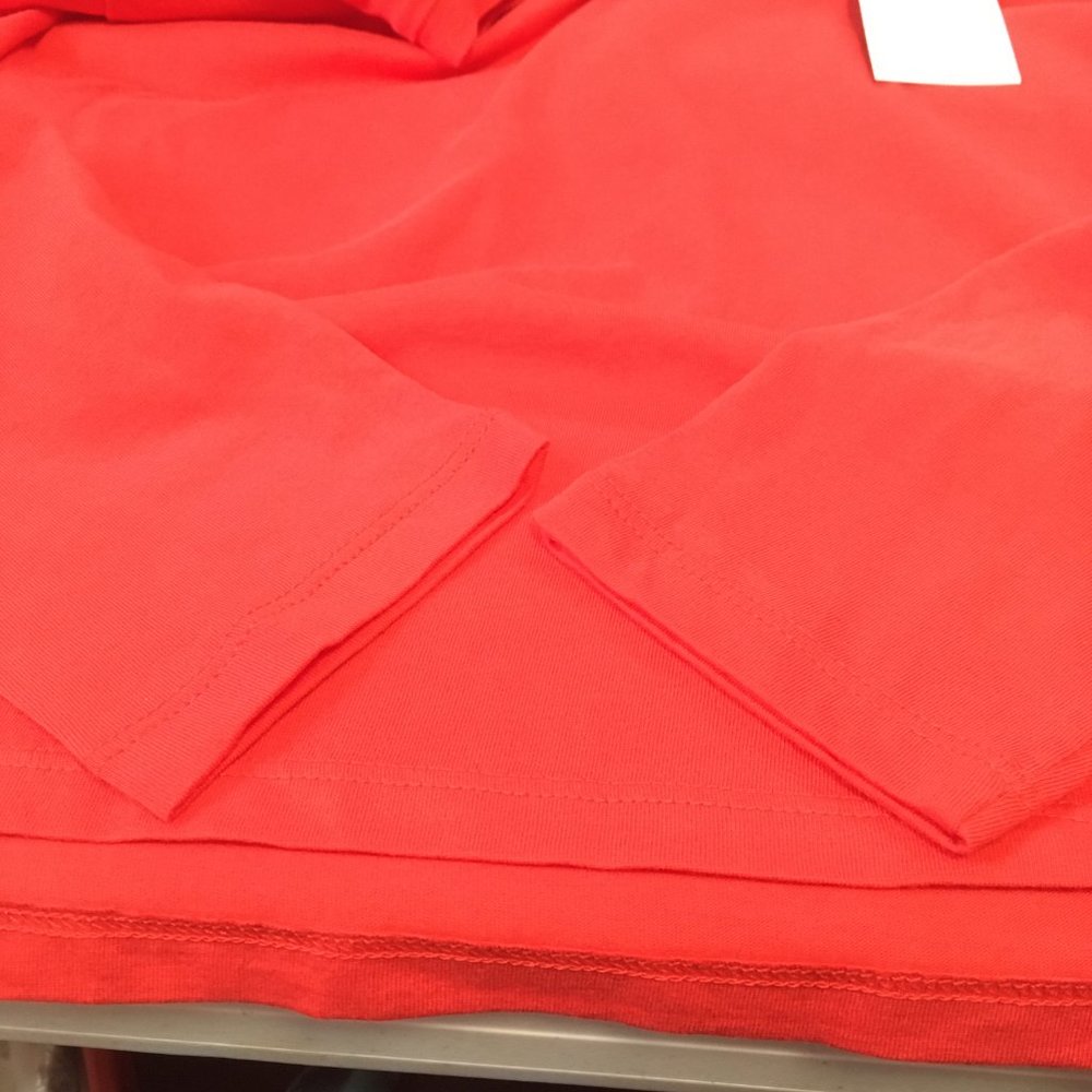 Women's Wild Fable Red Long Sleeve Crew Neck Cropped T Shirt NWT Choose Size - Picture 3 of 6